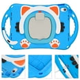thumbnail image 5 of iPad 10.9 inch 10th Generation Case for Kids, TECH CIRCLE Heavy Duty Rugged Protection Kid-Friendly Handle Stand Shoulder Strap Cute Cat Case for Apple iPad 10th Generation 10.9 inch 2022,Blue, 5 of 9