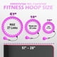 thumbnail image 2 of Hula Hoop JoiBao Infinity Fitness, con peso, 130 — 130 cm, 2 of 6