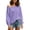 A14-NSLGXD Purple Sweatshirt for Women, variant on NSLGXD Black Sweatshirt for Women Off Shoulder Lightweight Oversized Tops Casual Loose Long Sleeve Pullover S-3XL