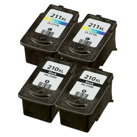 OCProducts Refilled Canon 210XL 211XL Ink Cartridge Replacement For Pixma MX320 MX420 MX340 IP2700 MP495
