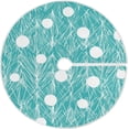 thumbnail image 1 of FMSHPON Light Blue Xmas Christmas Tree Skirt Stand Mat for Holiday Party Decoration Indoor Outdoor 48 inches, 1 of 6