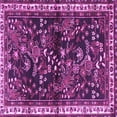 thumbnail image 1 of Ahgly Company Indoor Square Persian Purple Traditional Area Rugs, 6' Square, 1 of 4