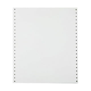 Dot Matrix Paper - 9 1/2 x 5 1/2 3 Part (White/Canary/Pink) 2100 Sheets /  Carton - Paper Rolls Plus