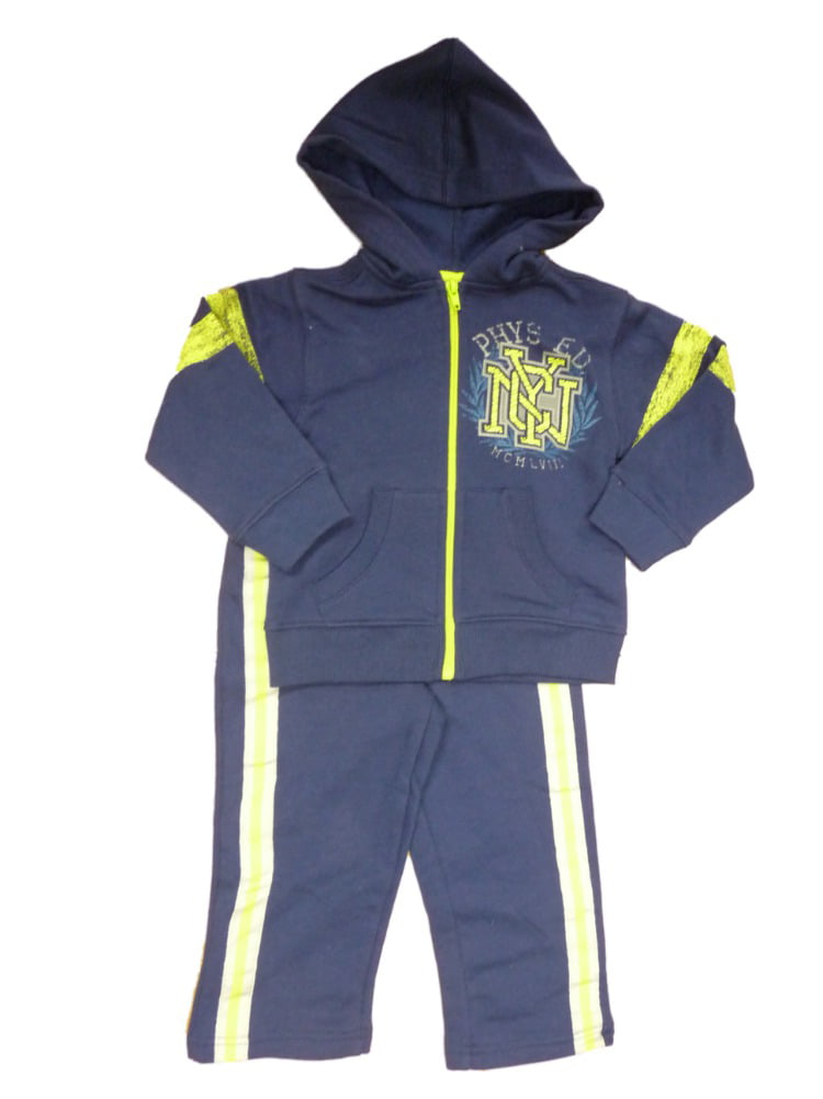 Healthtex Infant Boys NYC Phys Ed Outfit Hoodie Jacket & Pants Set 24m