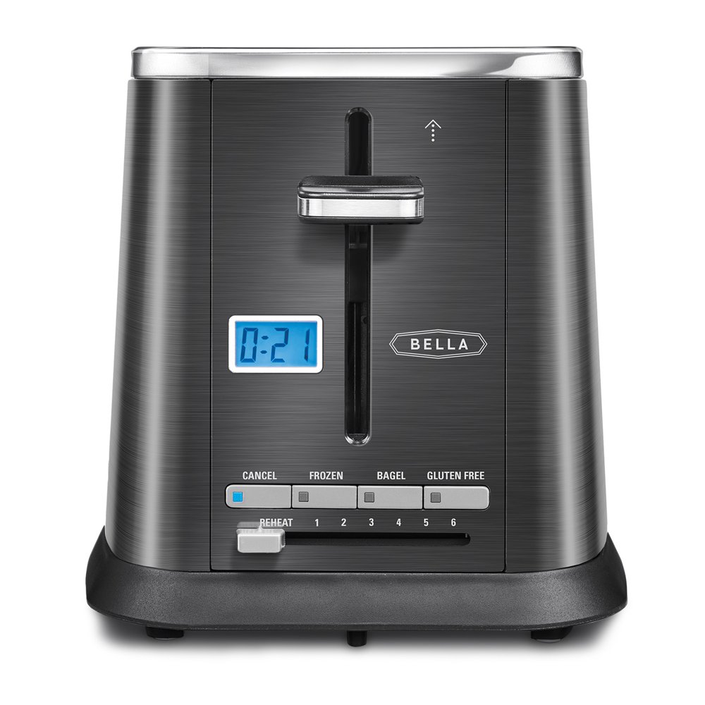 Sensio Bella Ultimate Elite Collection 2Slice Digital Toaster Black