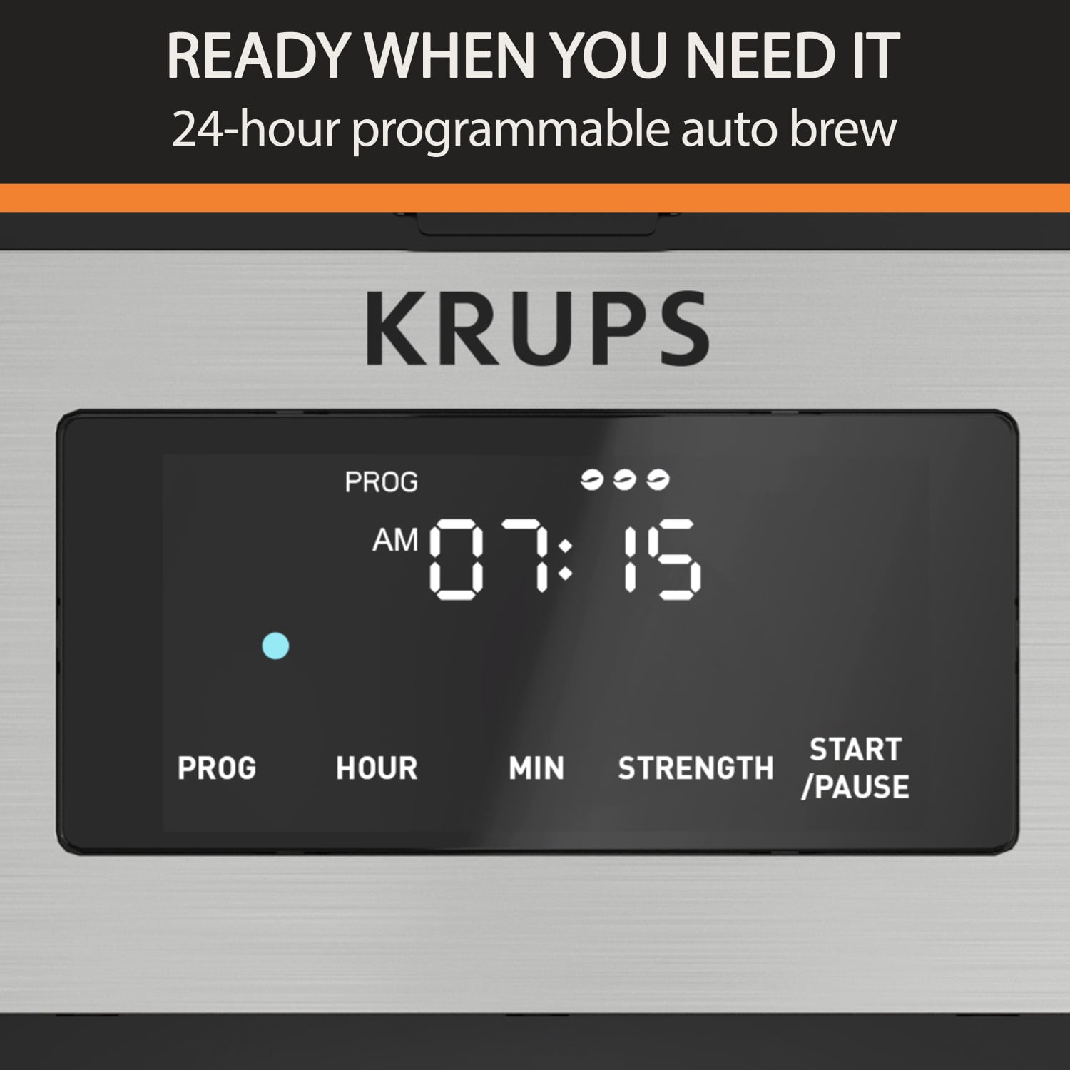KRUPS Simply Brew Filter Coffee Maker, 14 Cups with Thermal Carafe