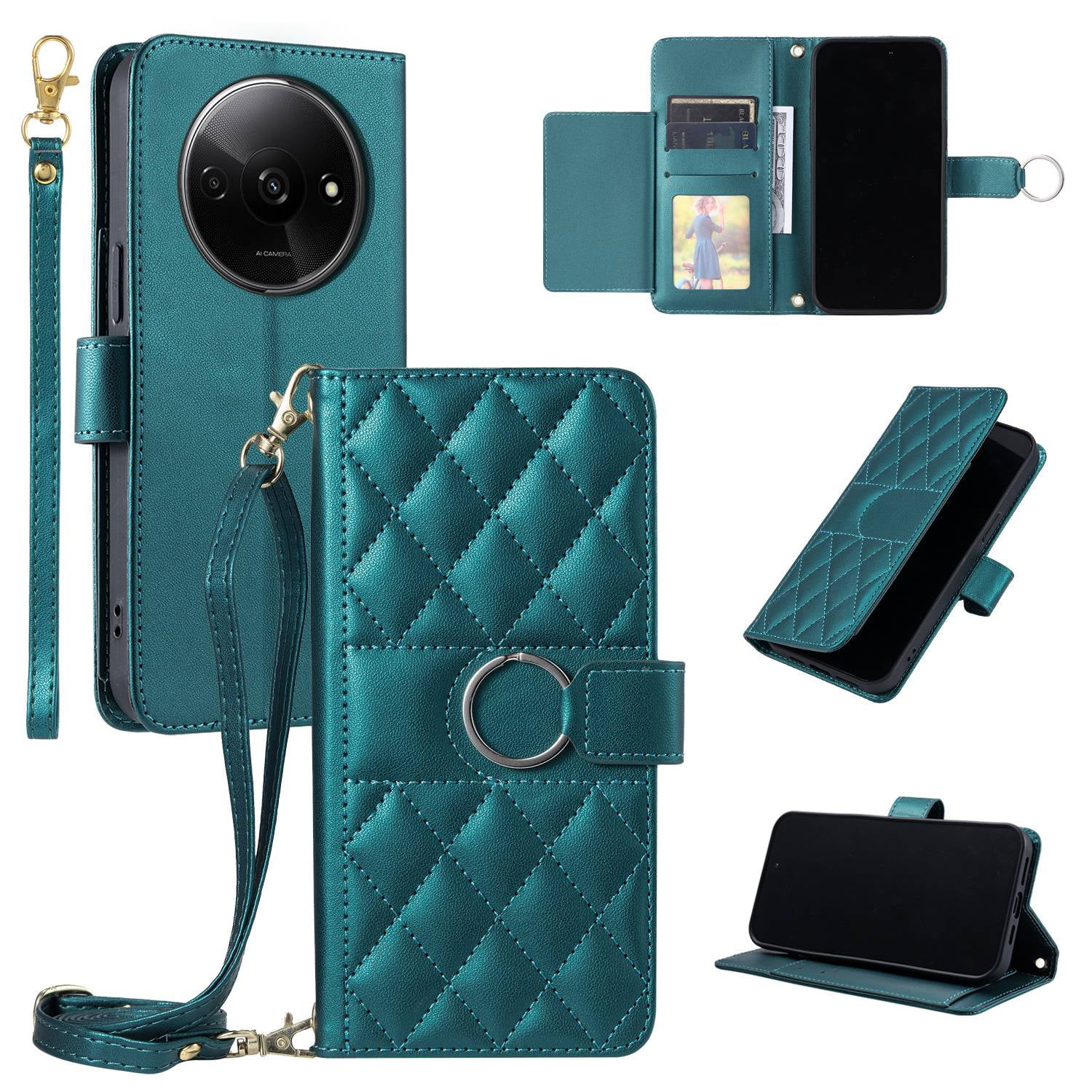 For Redmi A3 A3X Phone Case Wallet Case with Card Holder Magnetic For Redmi A3 A3X Leather Phone Cases