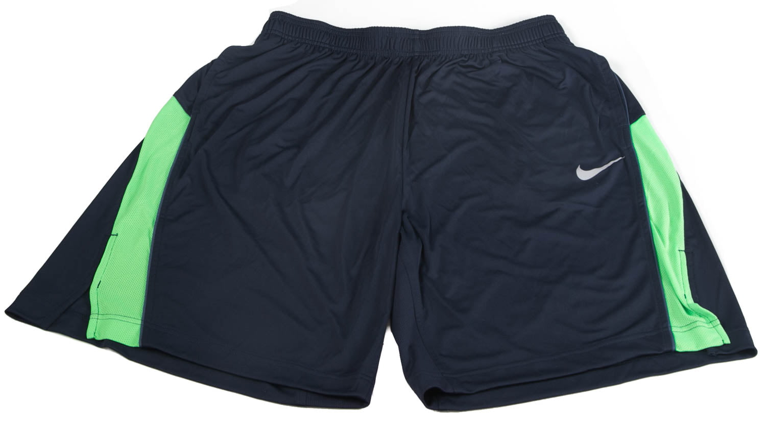 blue and green nike shorts