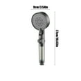 thumbnail image 2 of dajkiuy Filtered Shower Head with Handheld - 5 Spray Mode High Pressure Shower Heads - Anti-clog Nozzles, Easy Instal, Water Saving, Durable, Detachable anti blocking， Gray, 2 of 6