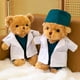 thumbnail image 2 of Muñeco de peluche de doctor, oso, enfermera, Ted, muñeco de peluche, dibujo animado, animal de hospital, vestido de tela, ángel de peluche, modelo para niña, niño, amigo, regalo de cumpleaños, 2 of 5