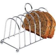 JOYWEI Stainless Steel Horseshoe Toaster Display Home Kitchen Toaster Outdoor Camping Picnic Bread Toast Rack Home Outdoor Kitchen