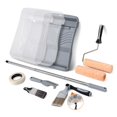 thumbnail image 1 of ROLLINGDOG 11 PC Paint Roller Kit-9 Inch Paint Rollers with Frame, Extension Pole, Paint Tray with Liners, Brushes, Paint Roller Cleaner an, 1 of 9