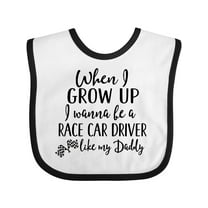 Inktastic Future Race Car Driver Like Daddy Boys Baby Bib