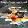 thumbnail image 5 of HOYOFOL Graphene Silicone Heating Mat, 120V Electric Warming Tray with Adjustable Temperature, 6 Heat Settings, 5 of 11
