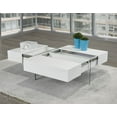 thumbnail image 2 of Table basse avec rangement, Blanc, 2 of 2