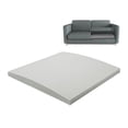 thumbnail image 1 of DEELLEEO Support de Coussin de Canapé pour Siège Affaissé Courbe Support de Coussin de Sofa Mousse Haute Densité sous le Siège Réparation de l'Affaissement Remplacement 20” x 20”, 1 of 6