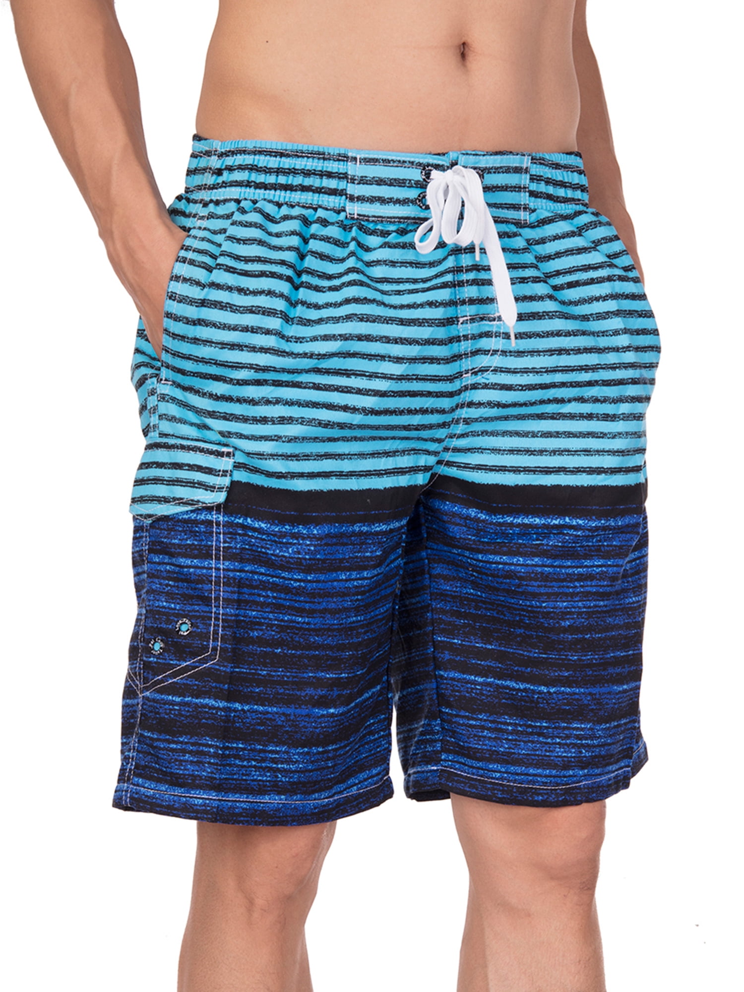 Stripe Beach Shorts for Men's Beachwear Swim Trunks Pants Swimwear ...