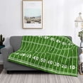thumbnail image 2 of Fotbe American Football Field2 Manta de Franela con Estampado, Manta Ultrasuave para Cama, Sofá, Auto, Hipoalergénica y Antibolitas-40"x30", 2 of 6