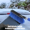 thumbnail image 5 of XSAOP 2-in-1 Car Snow Brush and Ice Scraper, Detachable, Foam Grip, PVC Bristles, for SUV Truck Windshield, 5 of 8