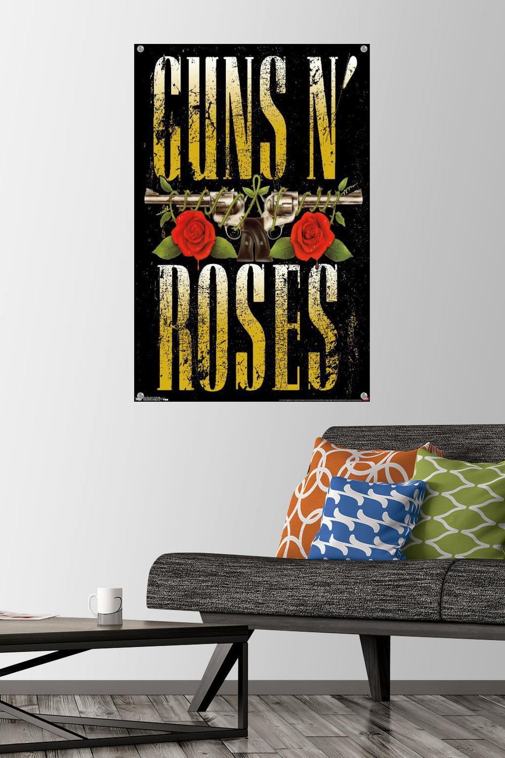 Guns N' Roses - Stacked Logo Wall Poster, 22.375" x 34"