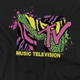 thumbnail image 2 of MTV T-Shirt Animal Print Logo Unisex Graphic Tee For Men & Women, 2 of 7