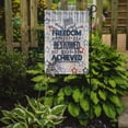 thumbnail image 2 of Freedom Must be Achieved Garden Flag, 2 of 3