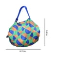 thumbnail image 3 of Fiudx Artículos en oferta con ofertas flash Bolsas de compras reutilizables, bolsa de almacenamiento de comestibles plegable, bolsa de lona de tela para tienda, grande y resistente, 3 of 7