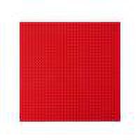 Tablero de bloques de construcción con pernos de 32x32, No tóxico para la construcción de bloques (rojo)