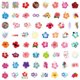 thumbnail image 1 of Pegatinas, 60 unidades por lote, flores, narcisos, vinilo, grafiti, impermeables, 1 of 1