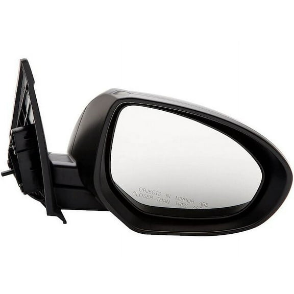 Right Passenger Side Power Mirror - Paint to Match - without Heated Glass and Turn Signal - Compatible with 2010 - 2013 Mazda 3 2011 2012