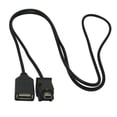 thumbnail image 4 of Fauful 101cm Black Car Audio USB Cable Adapter For Nissan X-Trail Tenna Bluebird Sylphy, 4 of 5