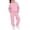Pink, variant on GiLiling Boys Girls 2 Piece Sweatsuit School Athletic Outfit Pullover Sweatshirt and Jogger Set (Orange, 9-10 Years)