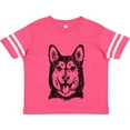 thumbnail image 3 of Inktastic Siberian Husky Sketch Portrait Boys or Girls Toddler T-Shirt, 3 of 5