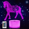 thumbnail image 7 of YSITIAN Horse Night Light for Girls, Horse Lamp for Kids Room Decor with 16 Colors Change Remote Control & Timer, Birthday Gifts for Boys Girls Horse Lovers YT-7562, 7 of 7