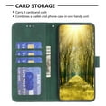 thumbnail image 4 of Feishell iPhone 12 Case, iPhone 12 Pro Case Wallet Case with Card Holder [RFID Blocking] Kickstand Magnetic, Men'sRetro Premium Shockproof Leather Flip Case Wallet for iPhone 12/12 Pro, Green, 4 of 8