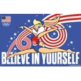 thumbnail image 4 of Looney Tunes x Team USA - Believe In Yourself Wall Poster with Push Pins, 22.375" x 34", 4 of 4