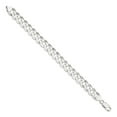 thumbnail image 2 of Primal Silver Sterling Silver 10.6mm Beveled Curb Chain Bracelet, 2 of 2