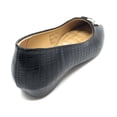thumbnail image 3 of Women Ballet Flats w/ Bow Buckle, Classic Ballerina Slip-On Slipper Shoes, 3 of 5