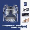 thumbnail image 5 of Mochila enfriadora Maelstrom, enfriador de mochila de 35 latas a prueba de fugas, bolsa térmica suave aislada, enfriador de playa, refrigerador para acampar, mochila con cofre de hielo, refrigerador d, 5 of 5