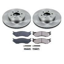 Ultimate Brakes Front Semi-Metallic Brake Pad and Rotor Kit with Hardware WM80934
