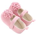 thumbnail image 3 of xiaxaixu Baby Shoes Cute Solid Color Flowers Shape Soft Cotton Non-Slip Shoes, 3 of 5