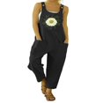 thumbnail image 4 of Jumpsuits For Women Sleeveless Backless Spaghetti Strap Wide Leg Pants, 4 of 7
