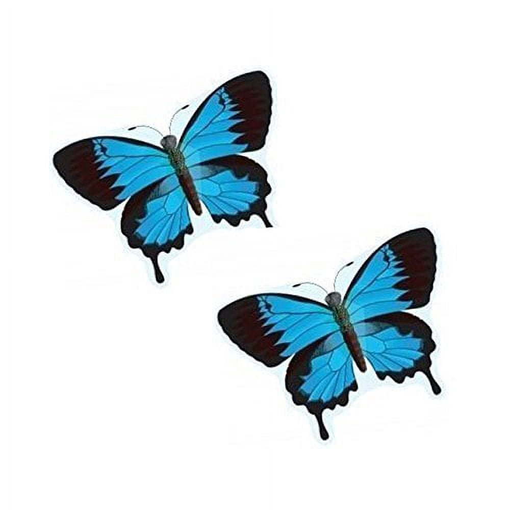 Gayla Industries 843 Blue Swallowtail Butterfly Wildlife Wing Flapper Kite-55" Wingspan Set of 2 Kites