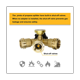 thumbnail image 5 of Divisor de propano de 3 vías con manómetro y válvula de cierre, divisor de gas propano de 3 vías en Y, adaptador de manómetro en T para tanque de propano LP, 5 of 7