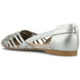 thumbnail image 5 of Journee Womens Ekko Slip-on Round Toe Flat Sandals, 5 of 9
