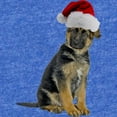 thumbnail image 2 of CafePress - German Shepherd Santa - Cute Infant Baby Football Bodysuit, 2 of 3