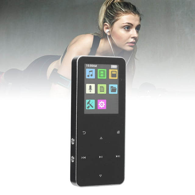 MP3 Player with BT, 1.8 Inch HD Screen for , 4GB Portable Streaming MP3 Music Player, 180mAh HiFi Lossless Sound MP3 Player with Speaker,