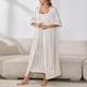 thumbnail image 4 of Conjunto de pijama de 2 piezas para mujer camisón de salón suave traje elegante para el hogar para mujer, 4 of 8