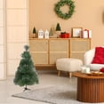 thumbnail image 3 of Artificial Christmas Tree, 2 Ft Advanced Hinged Design, Dense Branches Realistic Holiday Decor​ Easy Assembly for Tabletop,Home, Office, Indoor and Outdoor, 3 of 9