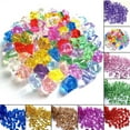 thumbnail image 2 of Acrylic Plastic Transparent Stone Ice Rocks Table Scatter Confetti Vase Filler, 2 of 5